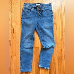 Madewell 9” Mid-Rise Skinny Crop